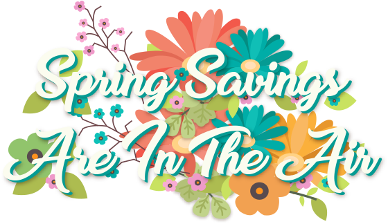 Spring Savings Are in the Air!